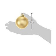 Kerstballen Decoris 12 Stuks Gouden Plastic &Oslash; 6 cm 2