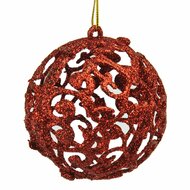 Kerstballen Rood Plastic 6 x 6 x 6 cm (12 Stuks) 3