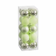 Kerstballen Groen 5 x 5 x 5 cm (20 Stuks) 1