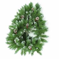 Kerstkrans PVC Groen Natuurlijk Ananas 270 x 28 x 14 cm 2