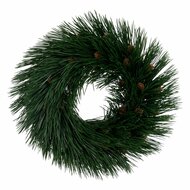 Kerstkroon Groen PVC 31 x 31 cm 1