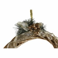 Kerststal set DKD Home Decor Blauw Gouden Kroon 30 x 5 x 30 cm 50 x 10 x 57 cm 2