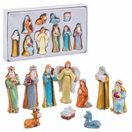 Kerststal set Multicolour Hars Geboorte/Bethlehem 20 x 12 x 3 cm 1