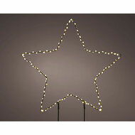 Verlichte decoratie Lumineo PVC Kerstster 38 cm Staak MicroLED 2