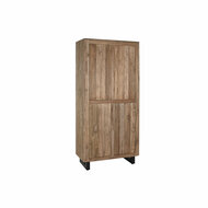 Kast Home ESPRIT Teakhout Kokosvezel 85 X 40 X 185 cm 2