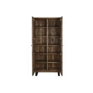 Kast Home ESPRIT Teakhout Kokosvezel 85 X 40 X 185 cm 3