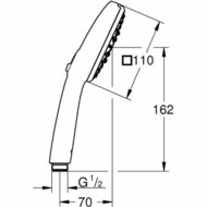 Douchekop Grohe ABS Plastic 3