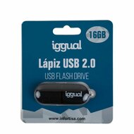 USB stick iggual IGG318492 Zwart USB 2.0 x 1 4