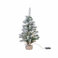 Kerstboom Lumineo Imperial Besneeuwd &Oslash; 30 x 45 cm Plastic Mini MicroLED 1