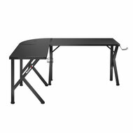 Bureau Gaming Huzaro Hero 6.3 Zwart Staal Koolstofvezel 154 x 74 x 117 cm 2