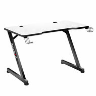 Bureau Huzaro Hero 2.5 Wit Zwart Aluminium 120 x 60 cm 1