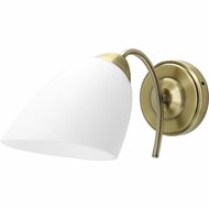 Wandlamp Activejet NIKITA 1P Patyna Wit Metaal Glas 60 W 220-240 V 26 x 12 x 12,5 cm 30 x 12 x 15 cm (1 Onderdelen) 2