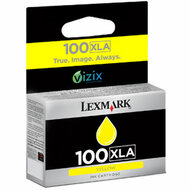 Originele inktcartridge Lexmark 100 XLA Geel 1