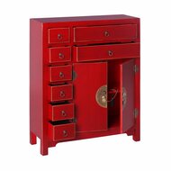 Dressoir ORIENTE 73 x 26 x 90 cm Rood Hout 2