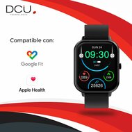 Smartwatch DCU CURVED GLASS PRO 1,83&quot; Zwart 3