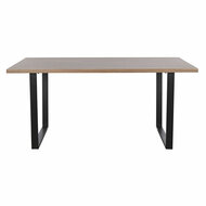 Eettafel Home ESPRIT Bruin Zwart Ijzer Hout MDF 160 x 90 x 75 cm 1