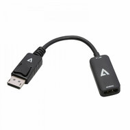 Adapter DisplayPort naar HDMI V7 V7DPHDMIACTV         Zwart 4K Ultra HD 1