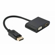 Adapter DisplayPort naar HDMI GEMBIRD A-DPM-HDMIFVGAF-01 Zwart 10 cm 1