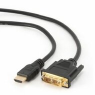 Adapter HDMI naar DVI GEMBIRD 5m, HDMI/DVI, M/M Zwart 5 m 1