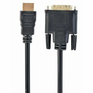 Adapter HDMI naar DVI GEMBIRD 5m, HDMI/DVI, M/M Zwart 5 m 6