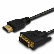 Kabel HDMI naar DVI Savio cl-139 Zwart 1,8 m 1