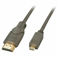 Kabel HDMI naar Micro HDMI LINDY 41353 2 m Zwart 1