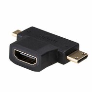 Adapter HDMI naar Micro HDMI Akyga AK-AD-23 Mini HDMI Zwart 1