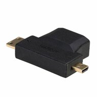 Adapter HDMI naar Micro HDMI Akyga AK-AD-23 Mini HDMI Zwart 3