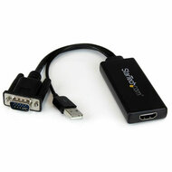 Adapter HDMI naar VGA Startech VGA2HDU              Zwart 1