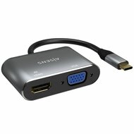 Adapter HDMI naar VGA Aisens A109-0627 Grijs 15 cm 3