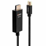 Adapter Mini DisplayPort naar HDMI LINDY 40920 Zwart 50 cm 1