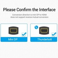 Mini DisplayPort naar HDMI Kabel Vention HBCBB 10 cm Zwart 4