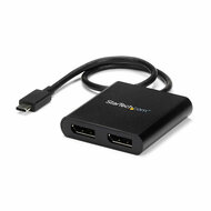 Adapter USB-C naar DisplayPort Startech MSTCDP122DP Zwart 1