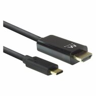 Adapter USB-C naar HDMI Ewent EW9824 Zwart 2 m 1