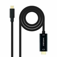 Kabel USB-C naar HDMI NANOCABLE 10.15.5133 Zwart 3 m 4K Ultra HD 1