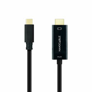 Kabel USB-C naar HDMI NANOCABLE 10.15.5133 Zwart 3 m 4K Ultra HD 2