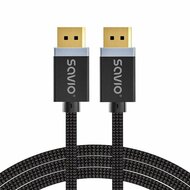 DisplayPort kabel Savio CL-176 Zwart 3 m 1