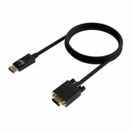 Adapter DisplayPort naar VGA Aisens A125-0552 Zwart 1 m 1