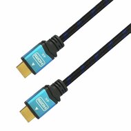 HDMI-Kabel Aisens A120-0355 0,5 m Zwart/Blauw 4K Ultra HD 1