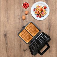 Wafelmaker Alpina 1000 W Zilverkleurig 7