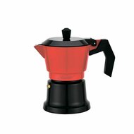 Percolator Feel Maestro MR-1657-3 Zwart Rood Aluminium 150 ml 3 Koppar 1