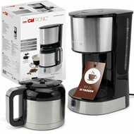 Volautomaat koffiezetapparaat Clatronic KA 3805 Zwart Staal 800 W 2