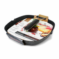 Geribbelde Grillpan Quttin 28 x 3,8 cm (6 Stuks) 2