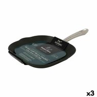 Geribbelde Grillpan Santa Clara Ecoferro Gietijzer &Oslash; 49 x 30 x 3,5 cm (3 Stuks) 1