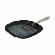 Geribbelde Grillpan Santa Clara Ecoferro Gietijzer &Oslash; 49 x 30 x 3,5 cm (3 Stuks) 2