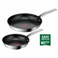 Pannenset Tefal B817S255 Staal Roestvrij staal 2 Onderdelen 2 Stuks &Oslash; 20 cm &Oslash; 26 cm 2