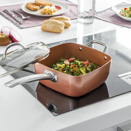 Copper 5 in 1 Multifunctionele Keramische Pannenset Coppans InnovaGoods 4 Onderdelen 2