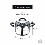 Slowcooker Masterpro &Oslash; 16 cm 1,8 L 2