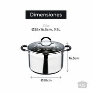 Slowcooker Masterpro bgmp-1506 &oslash; 28 cm (9,5 L) 4