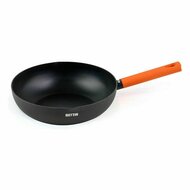 Wokpan Quttin Gastro Zwart Oranje 47 x 29 x 8 cm (6 Stuks) 2